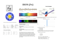 Iron Isotopes