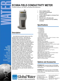 ec300a field conductivity meter
