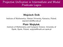 Projective Unification in Intermediate and Modal Predicate Logics