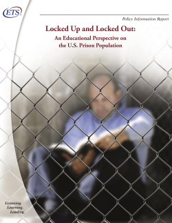 Locked Up and Locked Out: An Educational