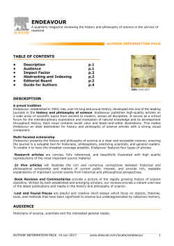ENDEAVOUR - Elsevier