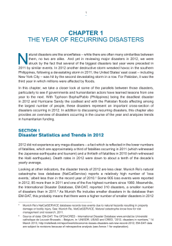 chapter 1 the year of recurring disasters