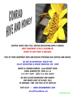 2017 catalog - Conrad Hive and Honey