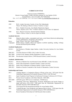 CV Cwiertka 1 CURRICULUM VITAE Katarzyna Joanna CWIERTKA