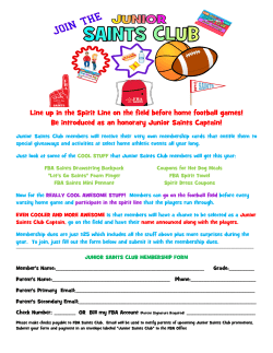 Line up in the Spirit Line on the field before home football games! Be