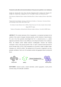 Chemical reaction directed oriented attachment