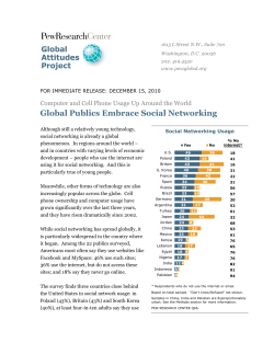 Global Publics Embrace Social Networking