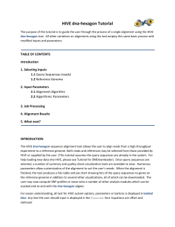HIVE dna-hexagon Tutorial - High-performance Integrated Virtual