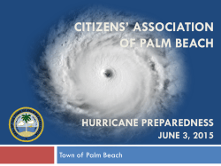 Hurricane Preparedness