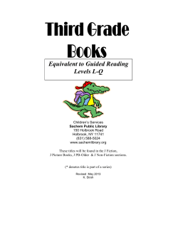 Equivalent to Guided Reading Levels LQ
