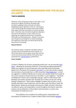 introduction: modernism and the black atlantic