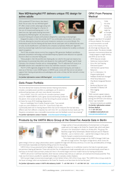 news update - MDHearingAid