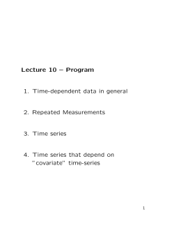 Thursday second week: Slides here