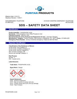 sds – safety data sheet