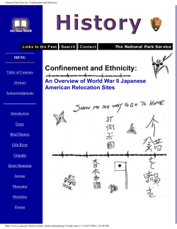 Confinement and Ethnicity