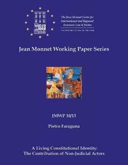 JMWP 10 Faraguna - Jean Monnet Center