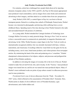 Andy Warhol, Presidential Seal (1968)