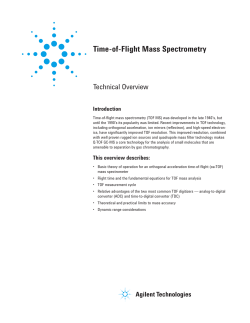 Time-of-Flight Mass Spectrometry