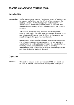 traffic management systems (tms)