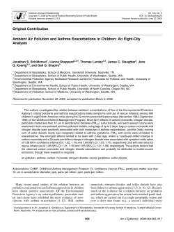 Original Contribution Ambient Air Pollution and