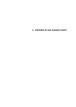 Overview of San Joaquin County
