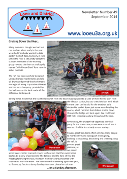 Morning Group Newsletter Autumn 2014