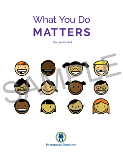 matters - Parents as Teachers