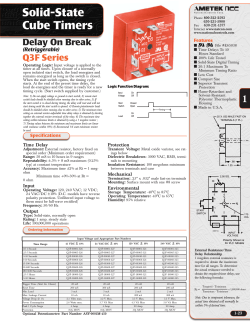 Solid-State Cube Timers
