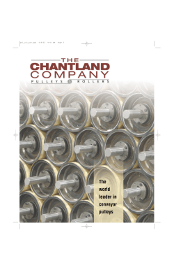 The world leader in conveyor pulleys