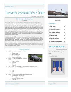 Towne Meadow Crier - Carmel Clay Schools