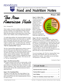 Nutritional Tips