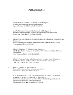 Publications 2014