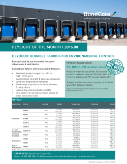 HEYlight of the Month discount flyer