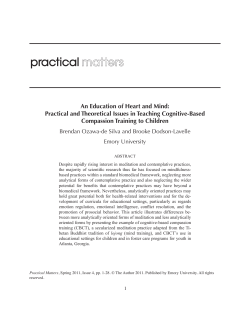 An Education of Heart and Mind - Emory