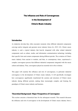 The Influence and Role of Convergence