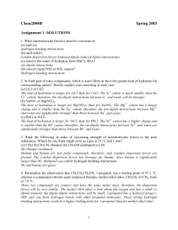 Answers #1 - U of L Class Index