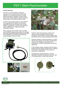 PSY1 Stem Psychrometer