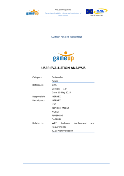User Evaluation Analysis_V1.0