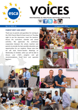 PARENT MEET AND GREET