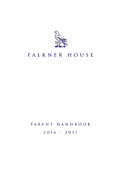 Parent Handbook 2016-2017
