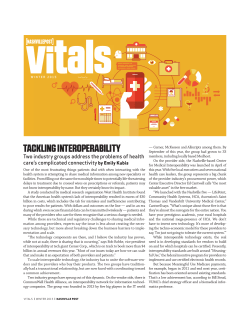 and read the PDF - Center for Medical Interoperability