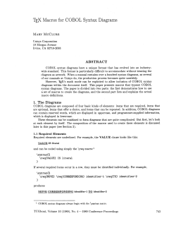 7JjX Macros for COBOL Syntax Diagrams