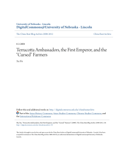 Terracotta Ambassadors, the First Emperor, and the &ldquo;Cursed&rdquo; Farmers
