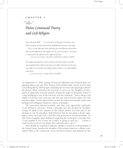 Chapter 5: Divine Command Theory and Civil Religion