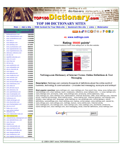 top 100 dictionary sites