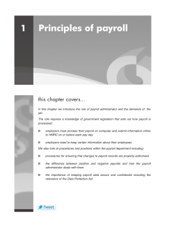 Principles of payroll