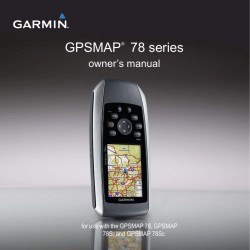 GPSMAP&reg; 78 series