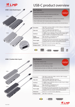 Datasheet USB-C Adapters