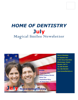 July - Home of Dentistry