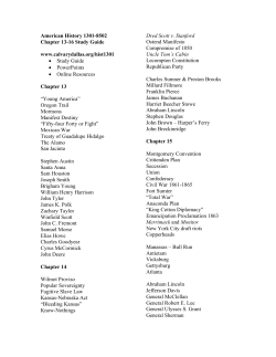 American History 1301-8502 Chapter 13